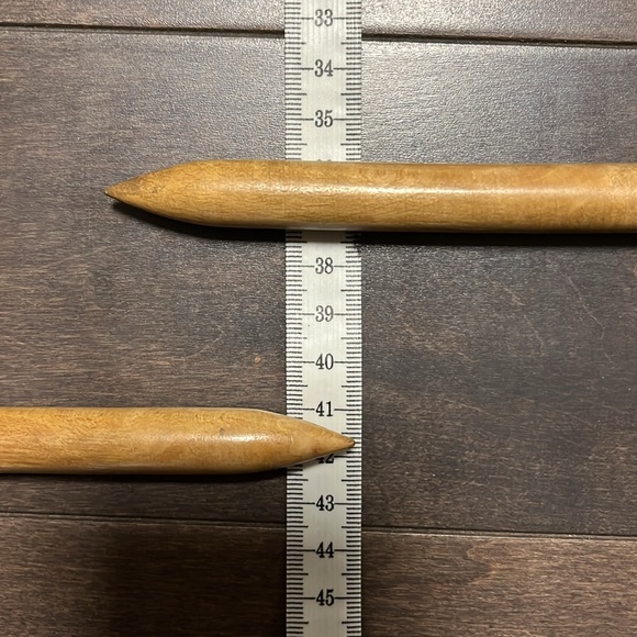 Wooden knitting needles vintage - Picture 3 of 6